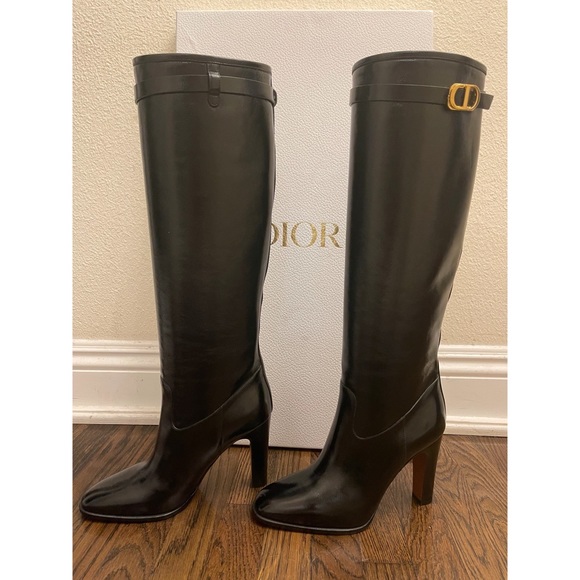 Dior, Shoes, Dior Empreinte Heeled Boots